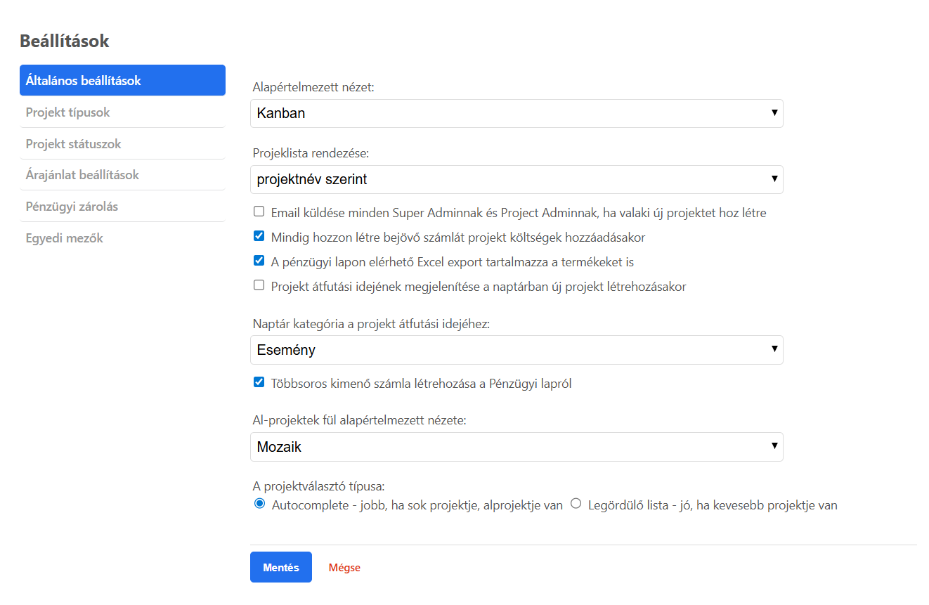projektek_beallitasok_altalanos